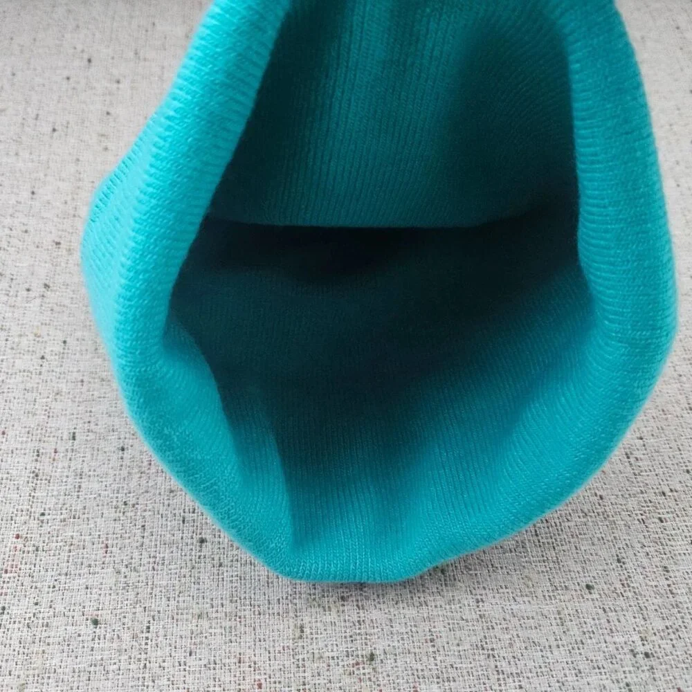 The North Face Boys Hat Winter Beannie Turquoise Blue Size M/M Junior New